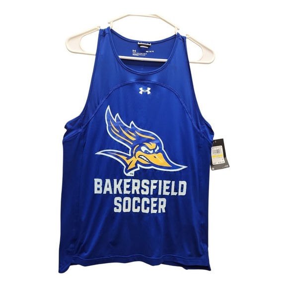 Under Armour Bakersfield Soccer Tank Top Women's M Blue NEW UA Activewear - Picture 1 of 7